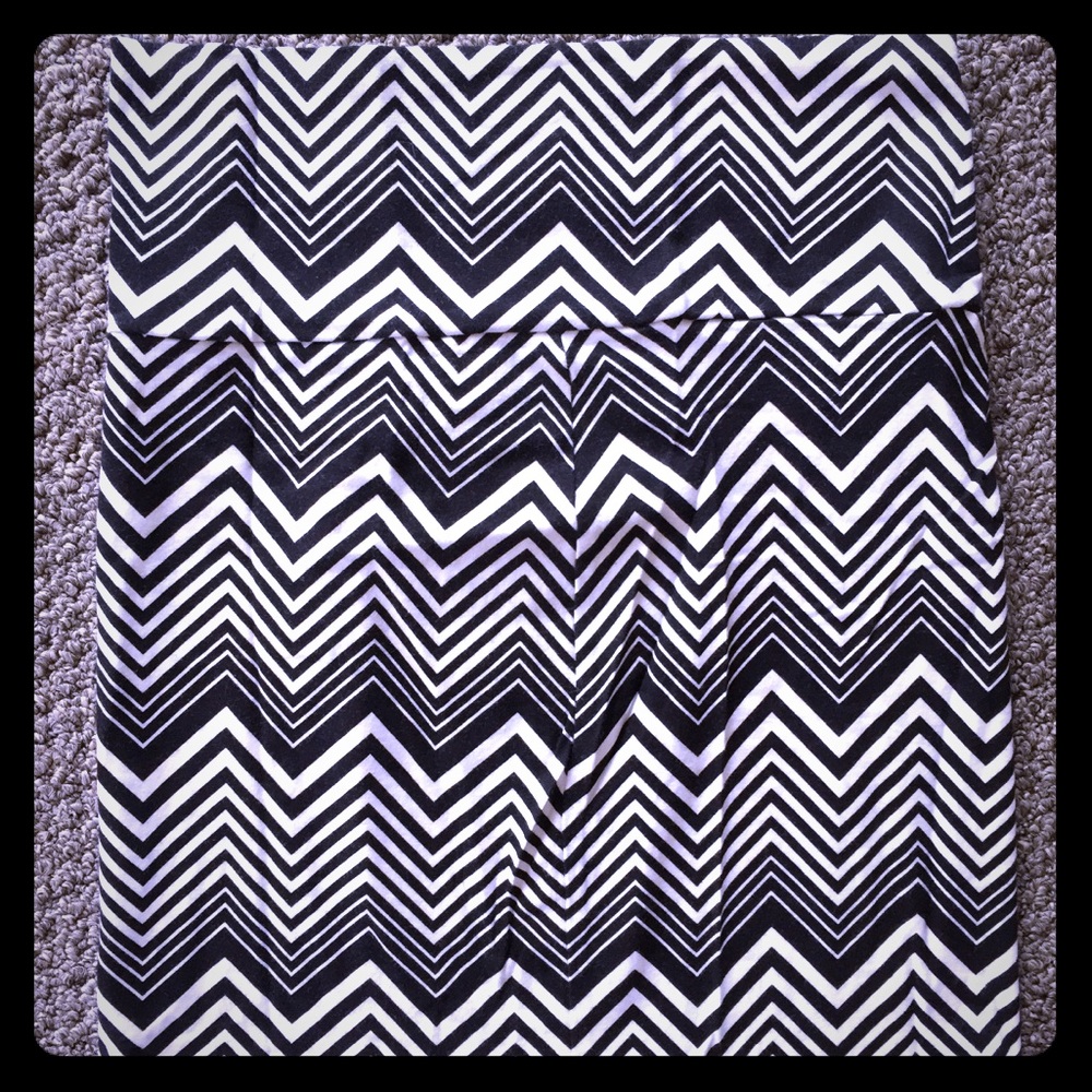 Charlotte Russe Chevron Skirt